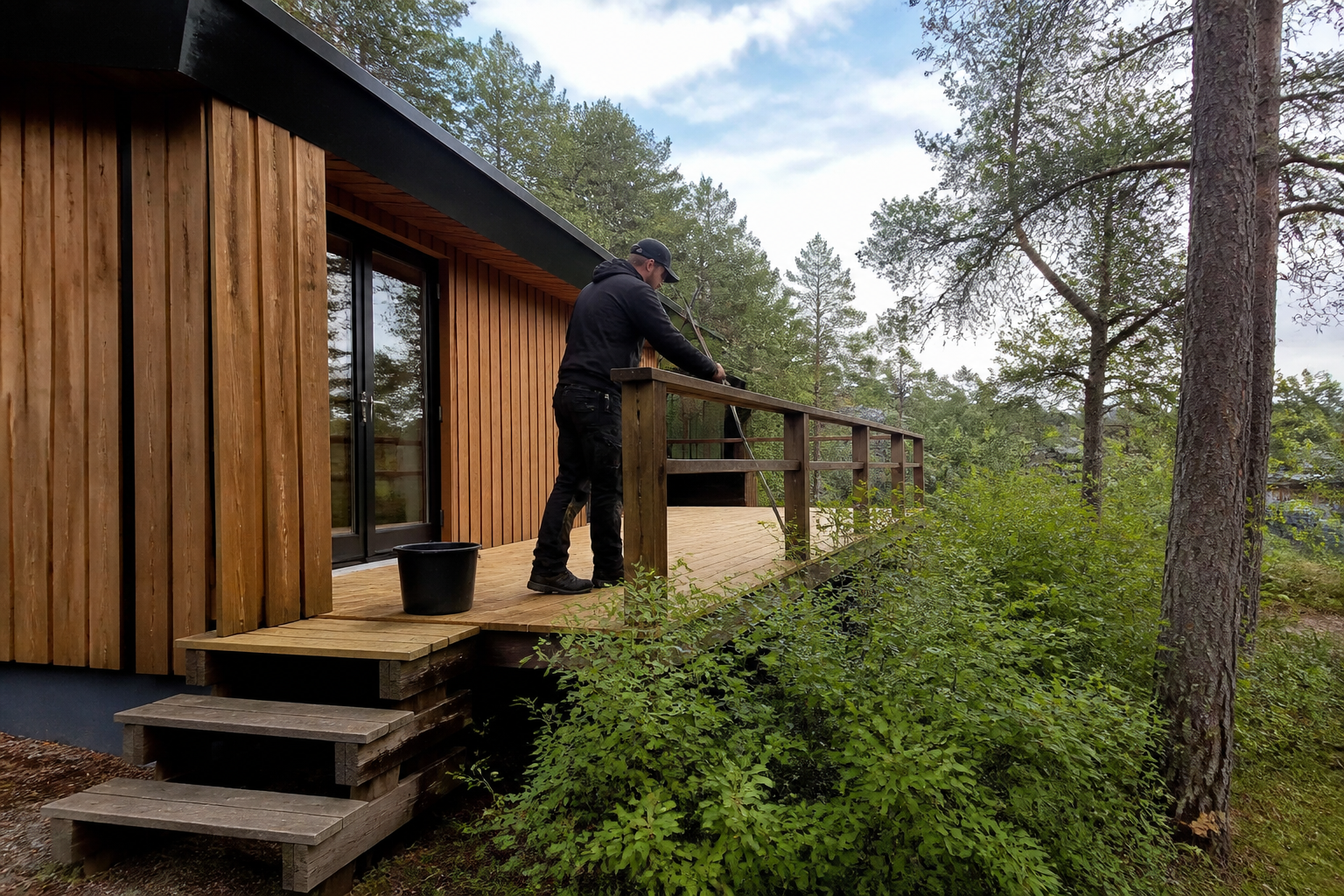 Onderhoud en beveiliging lodge